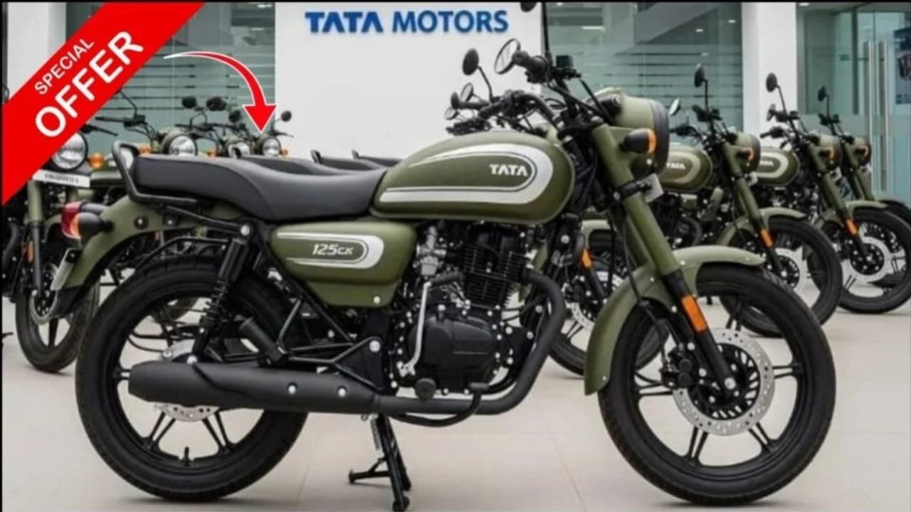 Tata 125cc Bike 2025 – 125cc FI इंजन, 75 KM/L माइलेज और स्मार्ट डिजिटल कंसोल के साथ सिर्फ ₹72,999 में लॉन्च!